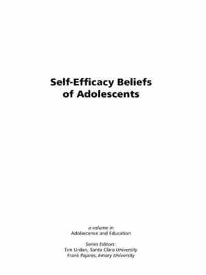 cover image of Self-Efficacy Beliefs of Adolescents